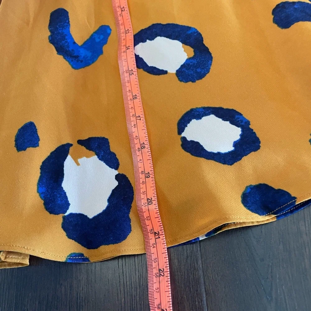 3.1 Phillip Lim for Target Skirt Leopard Yellow Blue Women’s - Picture 4 of 5